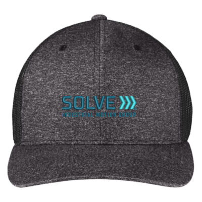 Solve - Flexfit ® Melange Mesh Back Trucker Cap Thumbnail