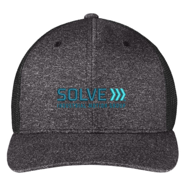 Solve - Flexfit ® Melange Mesh Back Trucker Cap Thumbnail