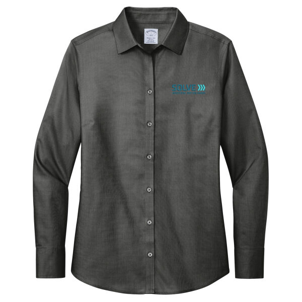 Solve - Women's Wrinkle Free Stretch Nailhead Shirt Thumbnail