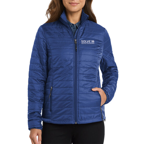 Solve - Ladies Packable Puffy Jacket  Thumbnail