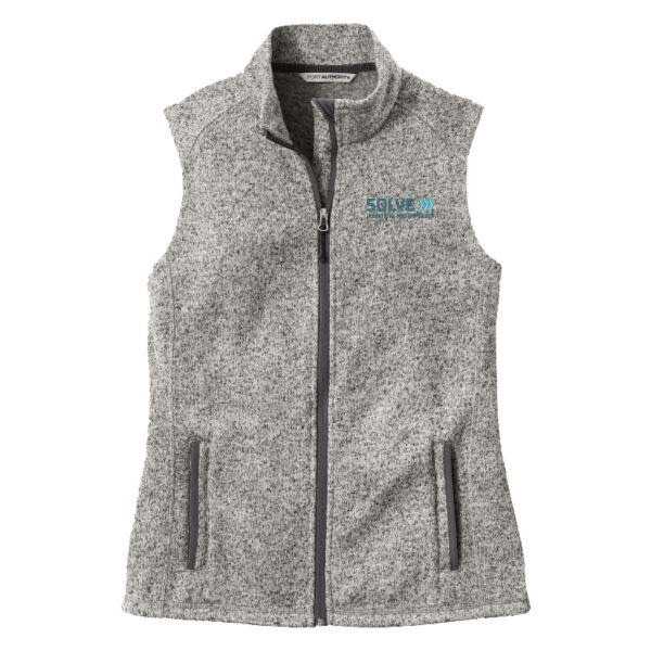 Solve - Ladies Sweater Fleece Vest Thumbnail