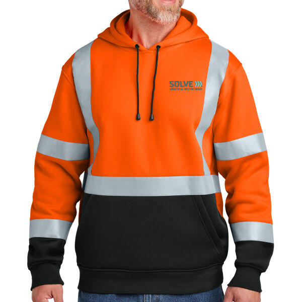 Solve - Ansi 107 Class 3 Heavy Duty Fleece Pullover Hoodie Thumbnail