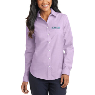 Solve - Ladies SuperPro ™ Oxford Shirt Thumbnail
